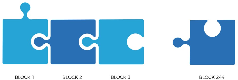 Blockchain software puzzle